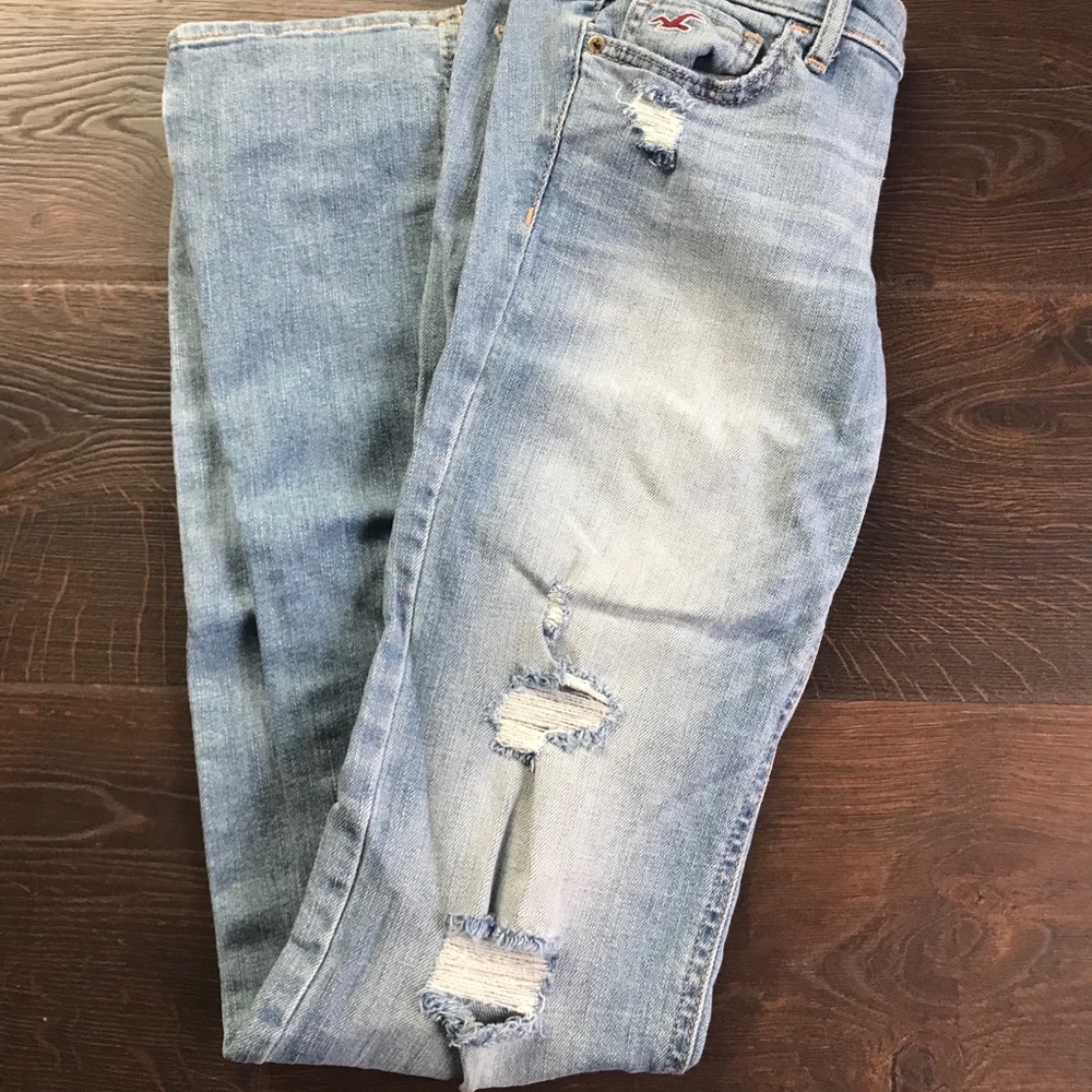 Mid rise Skinny Blue Jeans (Long)